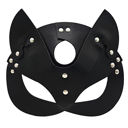 JQMAO MáScara de Carnaval de Catwoman, Cubierta de Ojo de Gato Disfraz de Cosplay, Accesorios de Disfraz de Halloween, Mardi Gras, Lema Y Fiesta de Miedo