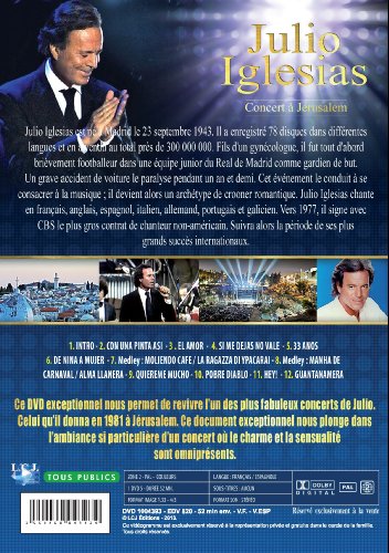 Julio Iglesias : Concert à Jérusalem [Francia] [DVD]