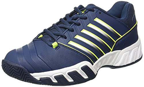 K-Swiss Bigshot Light 4, Zapatos de Tenis Hombre, Moonlit Ocean White Love Bird, 42.5 EU