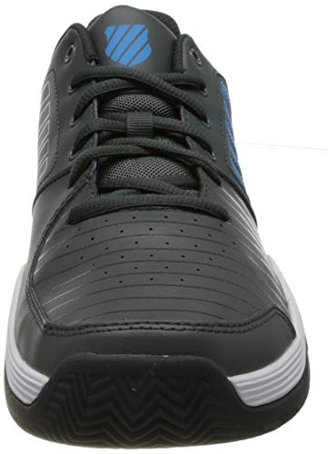 K-Swiss Performance Court Express HB, Zapatos de Tenis Hombre, Sombra Oscura/Blanco/Azul Sueco, 46 EU