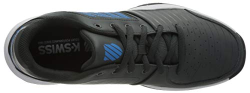 K-Swiss Performance Court Express HB, Zapatos de Tenis Hombre, Sombra Oscura/Blanco/Azul Sueco, 47 EU