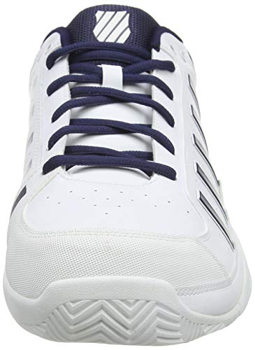 K-Swiss Receiver IV, Zapatillas Hombre, Blanco/Azul Marino, 42