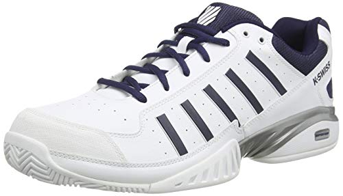 K-Swiss Receiver IV, Zapatillas Hombre, Blanco/Azul Marino, 42