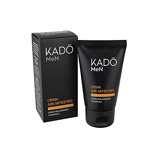 Kado Crema Facial Antiestrés Hombres Ácido Hialurónico Vitamina E - 50 ml.