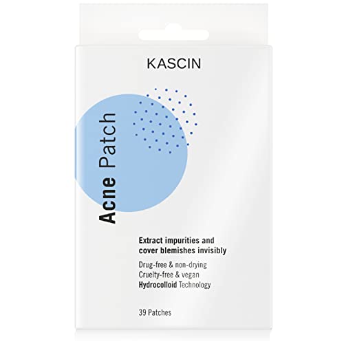 KASCIN Parches Acne, Acne Patch - 39 Parches para Granos, Pimple Patch - Fabricado en Corea - Hydrocolloid Patches