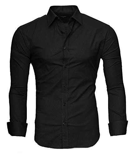 Kayhan Hombre Camisa, TwoFace als Uni Classic Black S