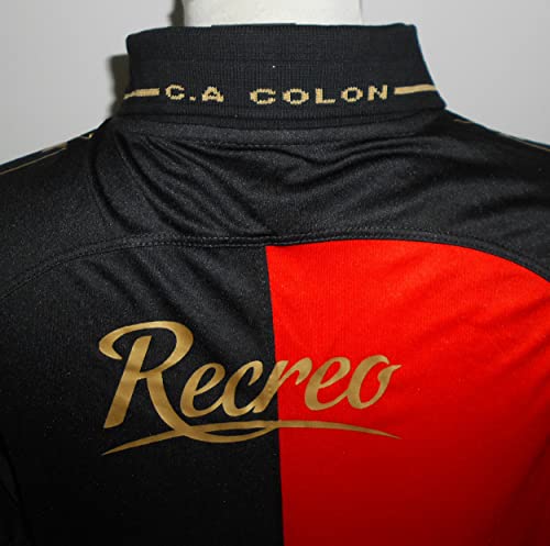 KELME Club Atlético Colon Camiseta de Fútbol para Hombre 2021-2022, Rojo/Negro, XX-Large