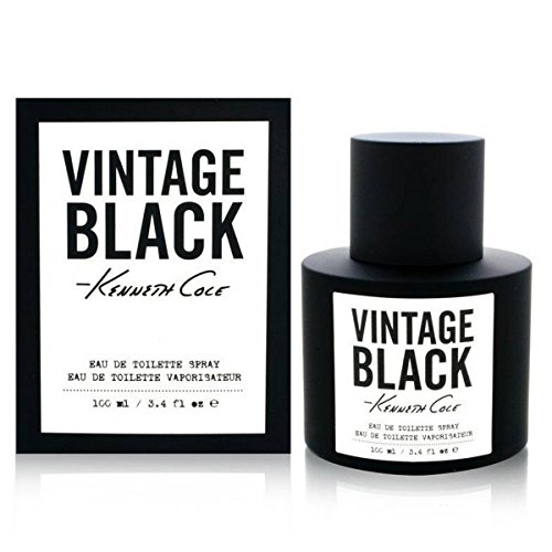 Kenneth Cole Black Vintage Eau de Toilette, 100 ml, 1er Pack (1 x 100 ml)