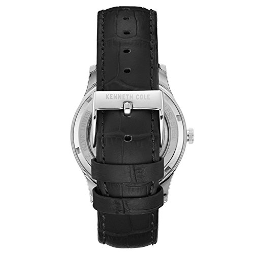 Kenneth Cole Reloj Analógico para Hombre de Automático con Correa en Cuero KC50224001