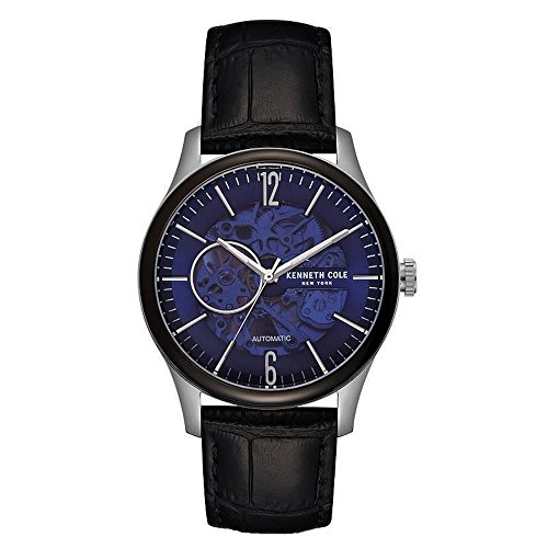 Kenneth Cole Reloj Analógico para Hombre de Automático con Correa en Cuero KC50224001