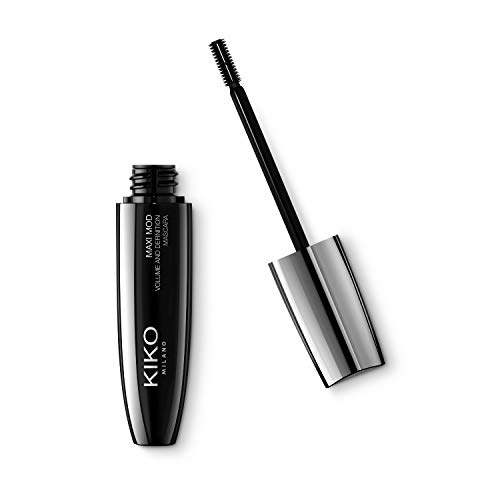 KIKO Milano Maxi Mod Volume & Definition Mascara | Máscara de pestañas con mini goupillon para un efecto volumen y definición maxi