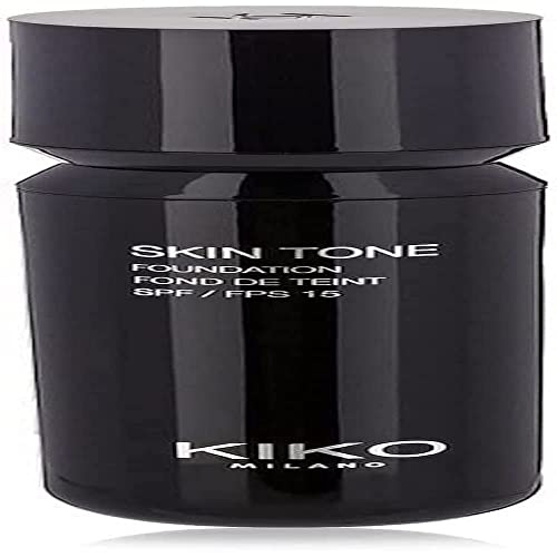 KIKO Milano Skin Tone Foundation 32 | Base de maquillaje fluida iluminadora SPF 15