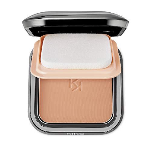 KIKO Milano Weightless Perfection Wet And Dry Powder Foundation N95 | Base compacta en polvo uniformadora de acabado mate, SPF 30