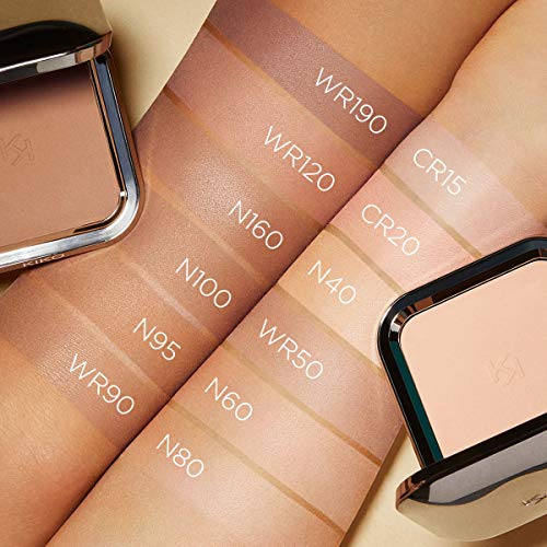 KIKO Milano Weightless Perfection Wet And Dry Powder Foundation N95 | Base compacta en polvo uniformadora de acabado mate, SPF 30