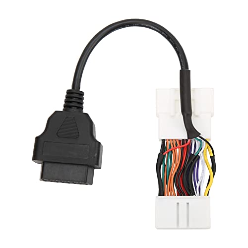 KIMISS Cable de diagnóstico Adaptador, reemplazo de arnés de Conector de Cable de diagnóstico OBD2 de 26 Pines para Model 3 Model Y después de enero de 2019