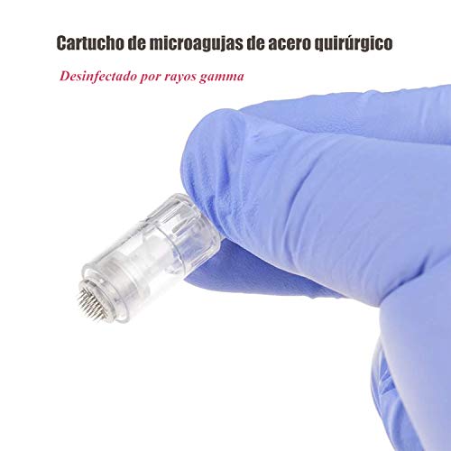 KoiBeauty 10pcs 36 aguja micro agujas DermaPen Agujas de repuesto puntas cartucho Slot tornillo Regular para coche Derma Electric microneedling pen (ranura del tornillo)