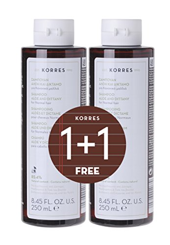 Korres 1 + 1 (Aloe y Dittany Champú, 500 ml