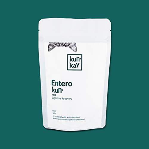 KUNKAY Enterokun Mild Gatos - 55 g | Suplemento para la Salud intestinal (regulador de la microbiota y antiinflamatorio)