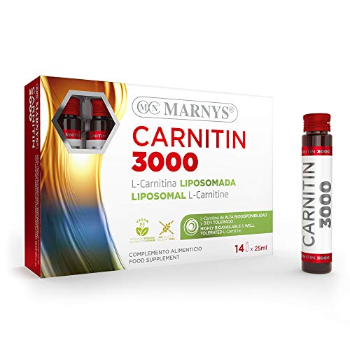 L-Carnitina liposomada, Carnitin 3000, 14 Viales, ayuda al metabolismo energético, a nivel muscular