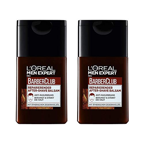 L 'Oréal Men expert Barber Club de reparierendes After Shave Bálsamo (2 unidades, 125 ml)