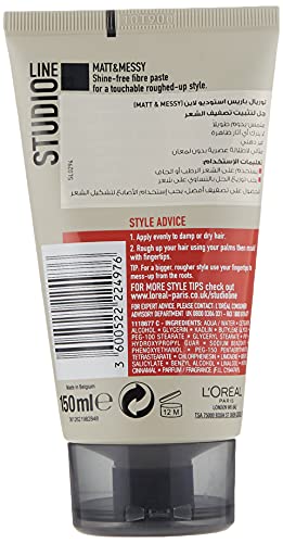 L 'Oréal Studio Line mate Messy Hair Rough pasta 150 ml