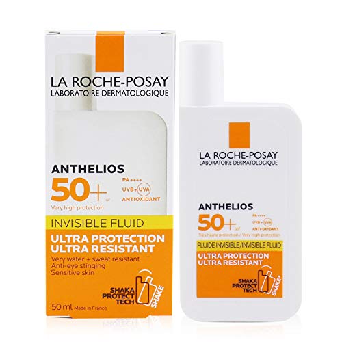 La Roche-Posay - Fluido agitable invisible Anthelios, SPF50+, 50ml