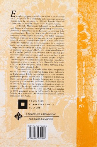 La traducción de literatura árabe contemporánea: antes y después de Naguib (ESCUELA DE TRADUCTORES DE TOLEDO)