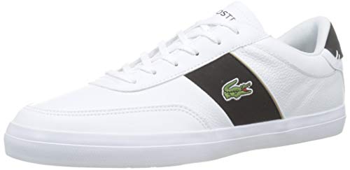 Lacoste Court-Master 319 6 CMA, Zapatillas Hombre, Blanc (White/Black), 43 EU