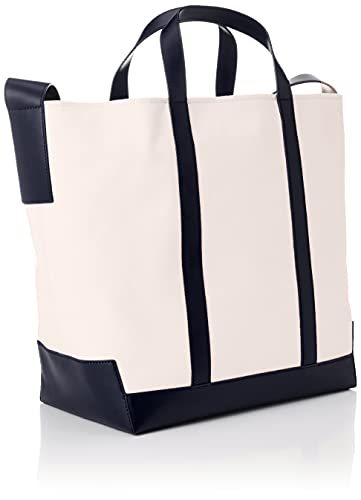 Lacoste NF3608HB, Bolsa de Compras para Mujer, Farine Marine, Talla única