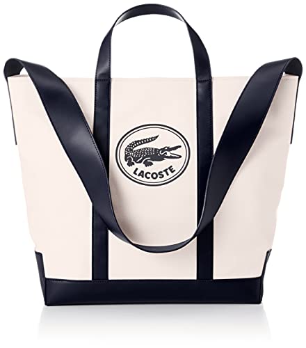 Lacoste NF3608HB, Bolsa de Compras para Mujer, Farine Marine, Talla única