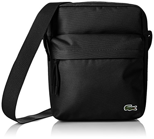 Lacoste NH2012NE, Bolso Bandolera para Hombre, Noir, Talla única