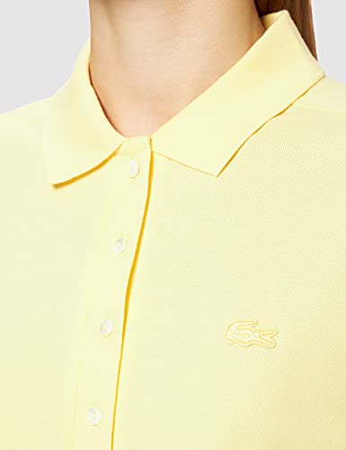 Lacoste PF5462 Polo, Jaune, 48 para Mujer