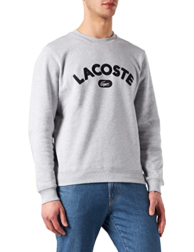 Lacoste SH6873 Sudadera para Hombre, Gris (Argent Chine), S