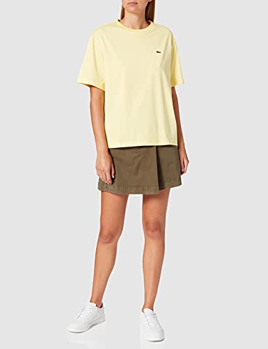 Lacoste TF5441 Camiseta, Jaune, 38 para Mujer