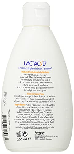 Lactacyd - Protección y delicadeza - pack of 6 x 300 ml (Total: 1800 ml)