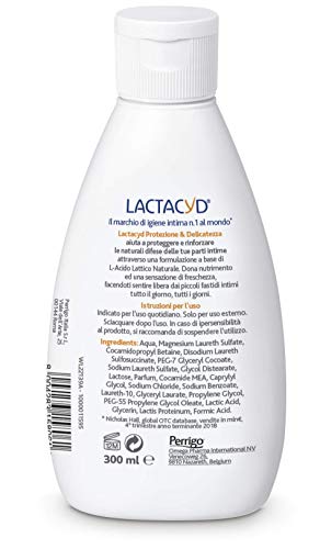 Lactacyd - Protección y delicadeza - pack of 6 x 300 ml (Total: 1800 ml)