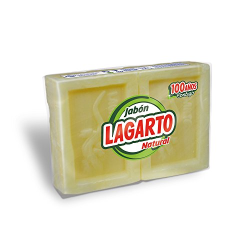 Lagarto pastillas de Jabón Natural - Paquete De 20 Pastillas de 150 Gr -Total: 3000 Gr