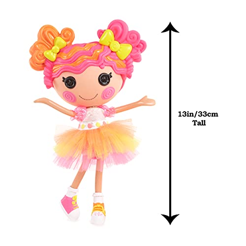 Lalaloopsy Sweetie Candy Ribbon 33cm con Perrito-Muñeca bombón con Vestido y Zapatos Intercambiables de Color Rosa y Amarillo-Caja Reutilizable-Edad: 3+ años, (576891C3)