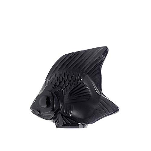 Lalique Figura de Peces (Negro) Crystal #30001