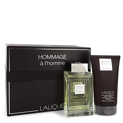 Lalique Pour Hommage a L'Homme Geschenkset 100ml EDT + 150ml Duschgel