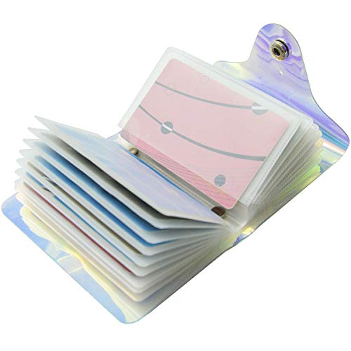 Láser Transparente Tarjeteros para Tarjetas de Credito Mujer Hombre 36 Tarjetas 20 Tarjetas (20 Tarjetas)