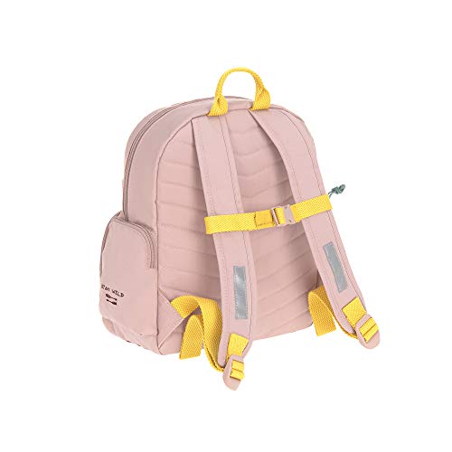 LÄSSIG Adventure Mochila infantil mediana con correa para el pecho, 30 cm, 7 L, Tipi rosa