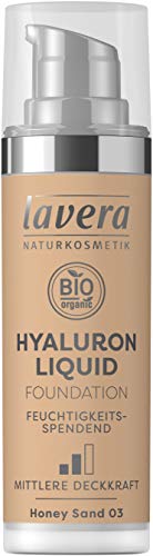 Lavera Maquillaje Fluido Hyaluron 03 Honey Sand, 30 ml