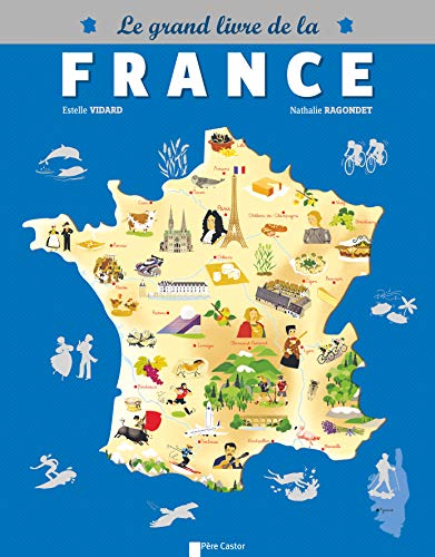 Le grand livre de la France: 12 CARTES THEMATIQUES POUR VOIR LA FRANCE AUTREMENT (Castor doc)