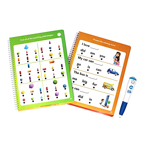 Learning Resources Hot Dots (Set 1) - Aprende Lectura y matemáticas - Educación Infantil, 2 Libros de Actividades, 100 páginas, más de 5 años,(ESP2445-UK)