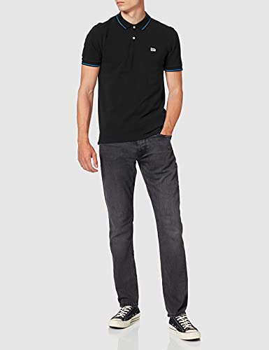 Lee Pique Polo, Polo, Hombre, Negro (Black 01), 3XLarge