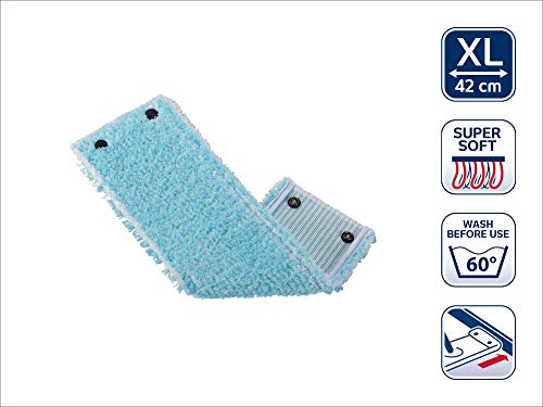 Leifheit Funda de recambio para mopa Combi / Clean Twist XL super soft, funda de poliéster lavable para mopa superabsorbente, funda de mopa fregona para suelos delicados