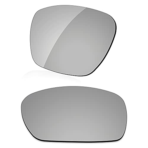 LenzReborn Reemplazo de lente polarizada para Arnette Cheat Sheet AN4166 Sunglass - Más opciones, Dark Black + Silver Grey, Talla única