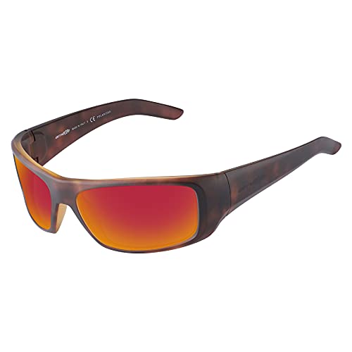 LenzReborn Reemplazo de lente polarizada para Arnette Hot Shot AN4182 Sunglass - Más opciones, Rojo Fuego - Espejo polarizado, Talla única