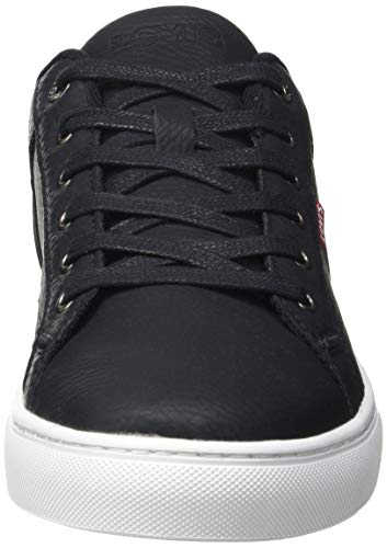 Levi's Corto, Zapatillas Hombre, Regular Black, 43 EU